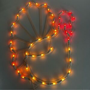 Vintage Thanksgiving Lighted Turkey Window Decoration JMC Impact w Box Paper